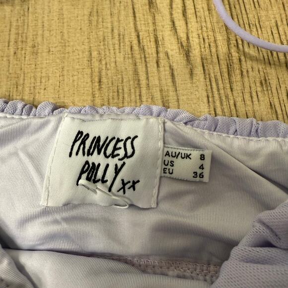 Princess Polly Penney Mini Dress Purple 4 - Picture 5 of 8